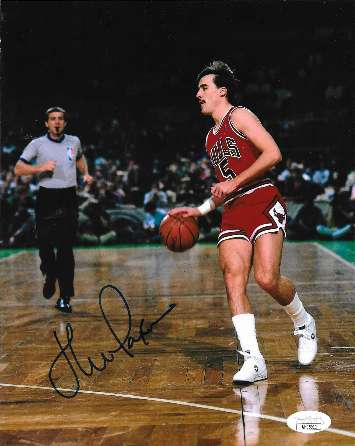 John Paxson signed Chicago Bulls 8x10 photo autographed #2 JSA