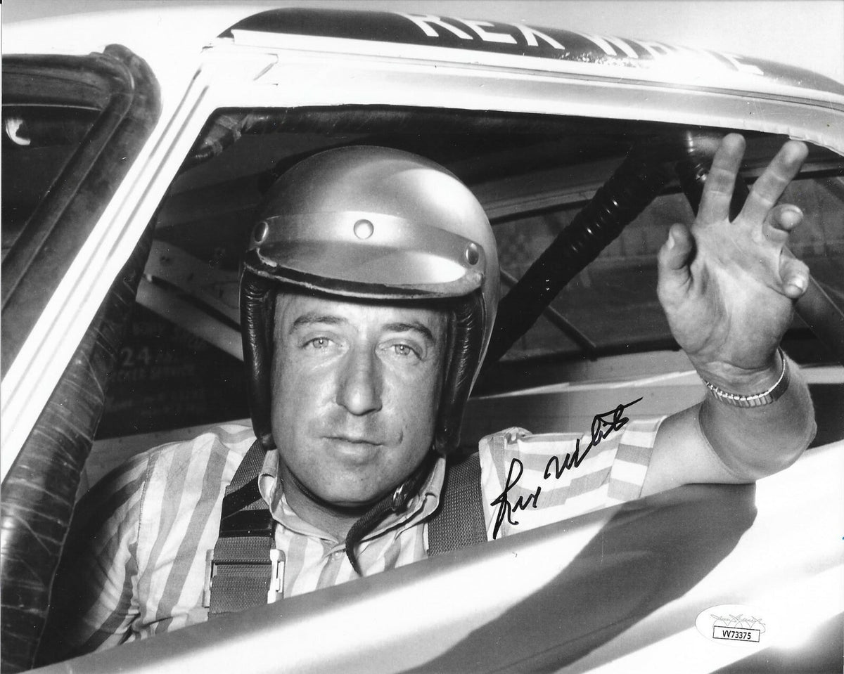 Rex White NASCAR Champion signed 8x10 photo autographed JSA Certified
