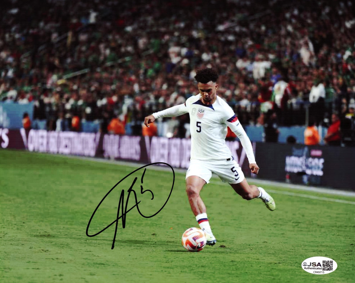 Antonee Robinson signed Team USA Soccer 8x10 photo autographed World Cup #1 JSA