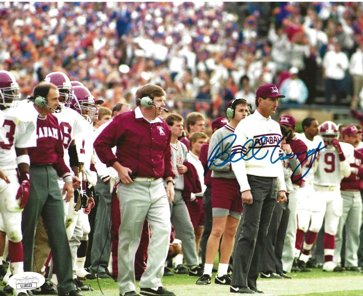 Bill Curry signed Alabama Crimson Tide 8x10 photo autographed JSA