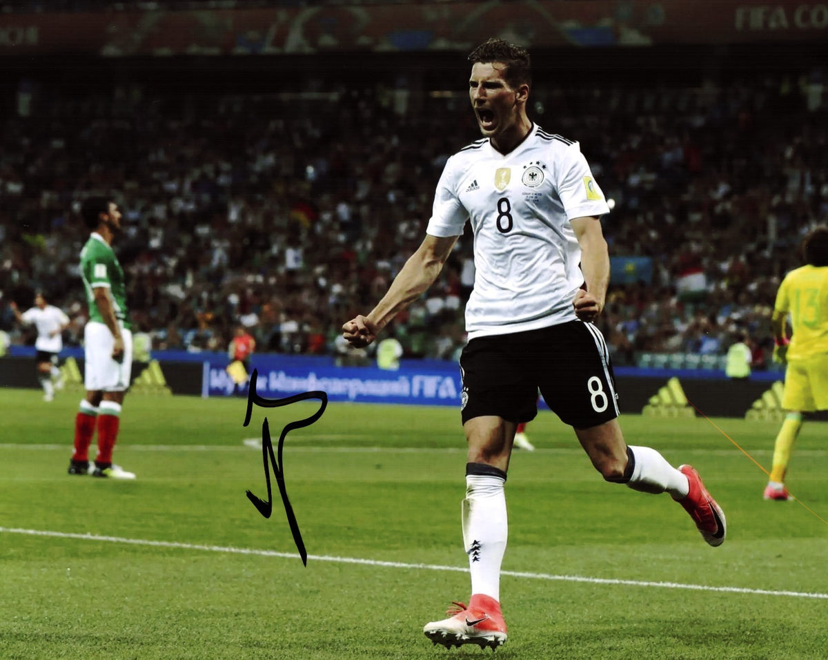 Leon Goretzka signed Germany Soccer 8x10 photo autographed World Cup