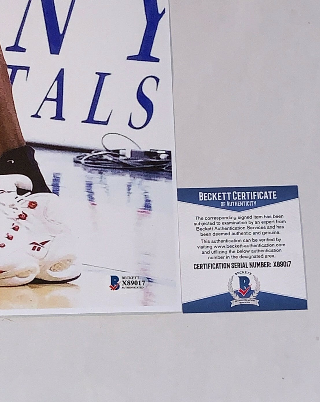 Allen Iverson signed Philadelphia 76ers 16x20 photo autographed #2 Beckett