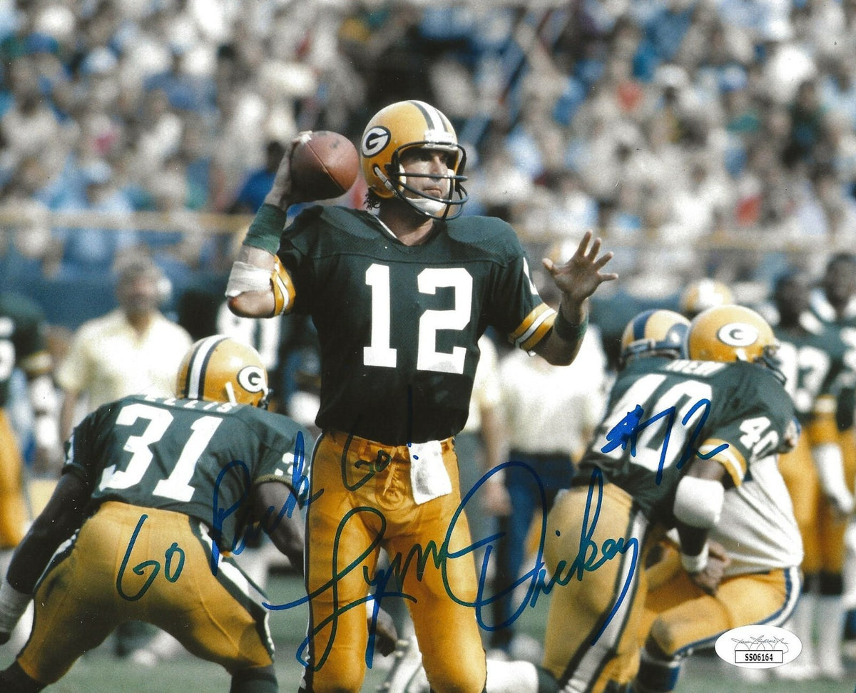 Lynn Dickey signed Green Bay Packers 8x10 photo autographed 2 JSA