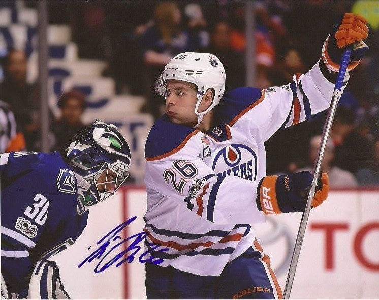 Iiro Pakarinen signed Edmonton Oilers 8x10 photo autographed 2