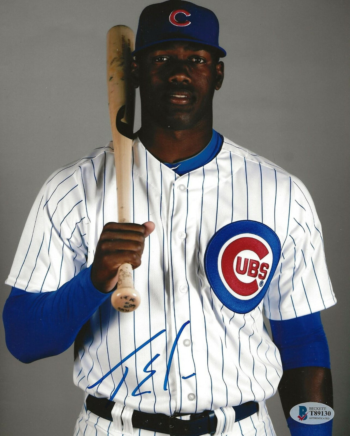 Jorge Soler signed Chicago Cubs 8x10 photo autographed BAS Beckett
