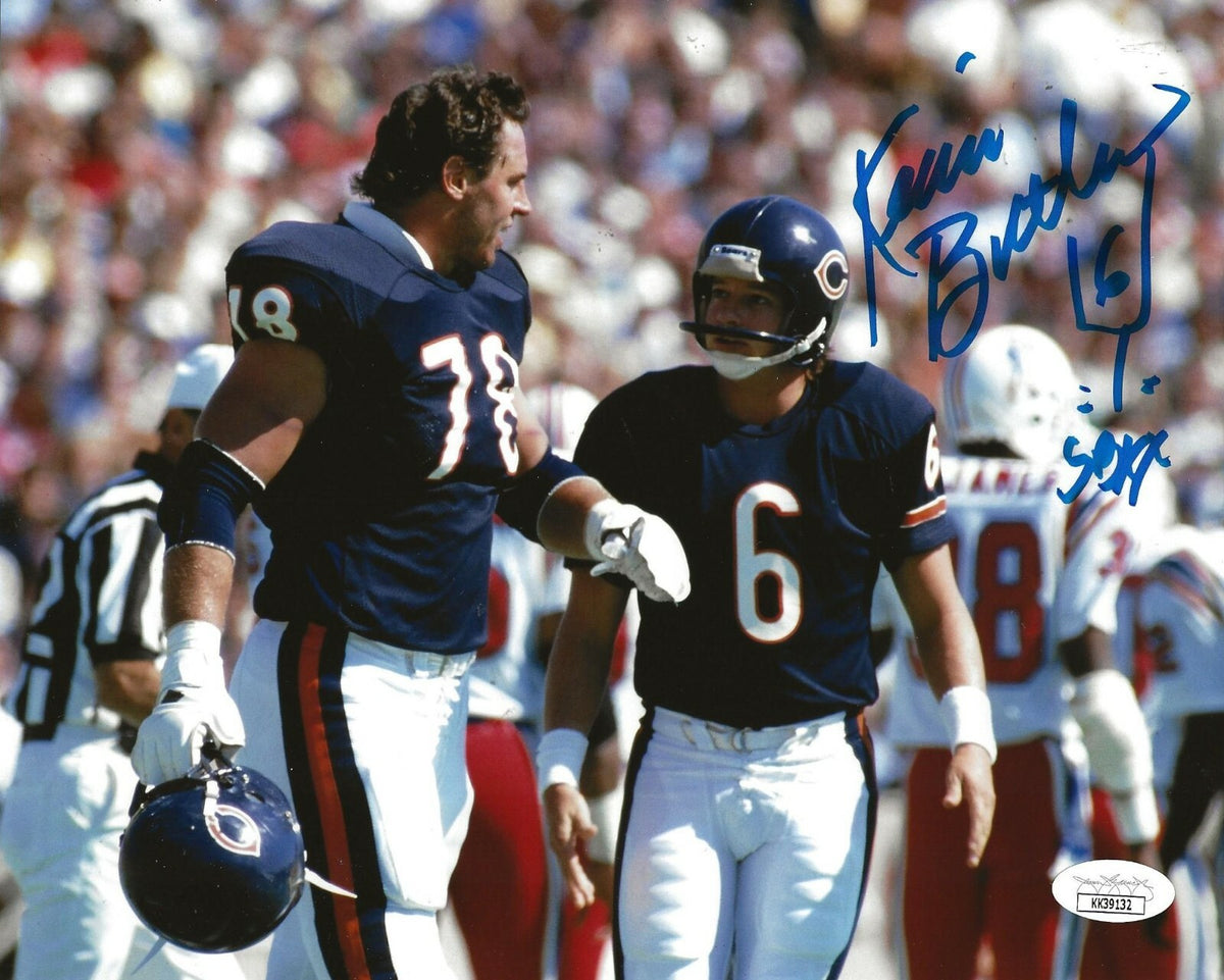 Kevin Butler signed Chicago Bears 8x10 photo autographed 2 JSA