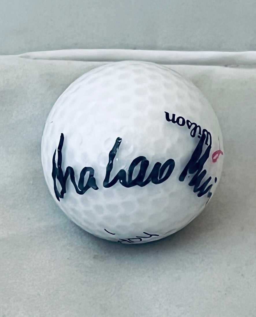 Azahara Munoz LPGA signed Wilson Golf Ball autographed 
