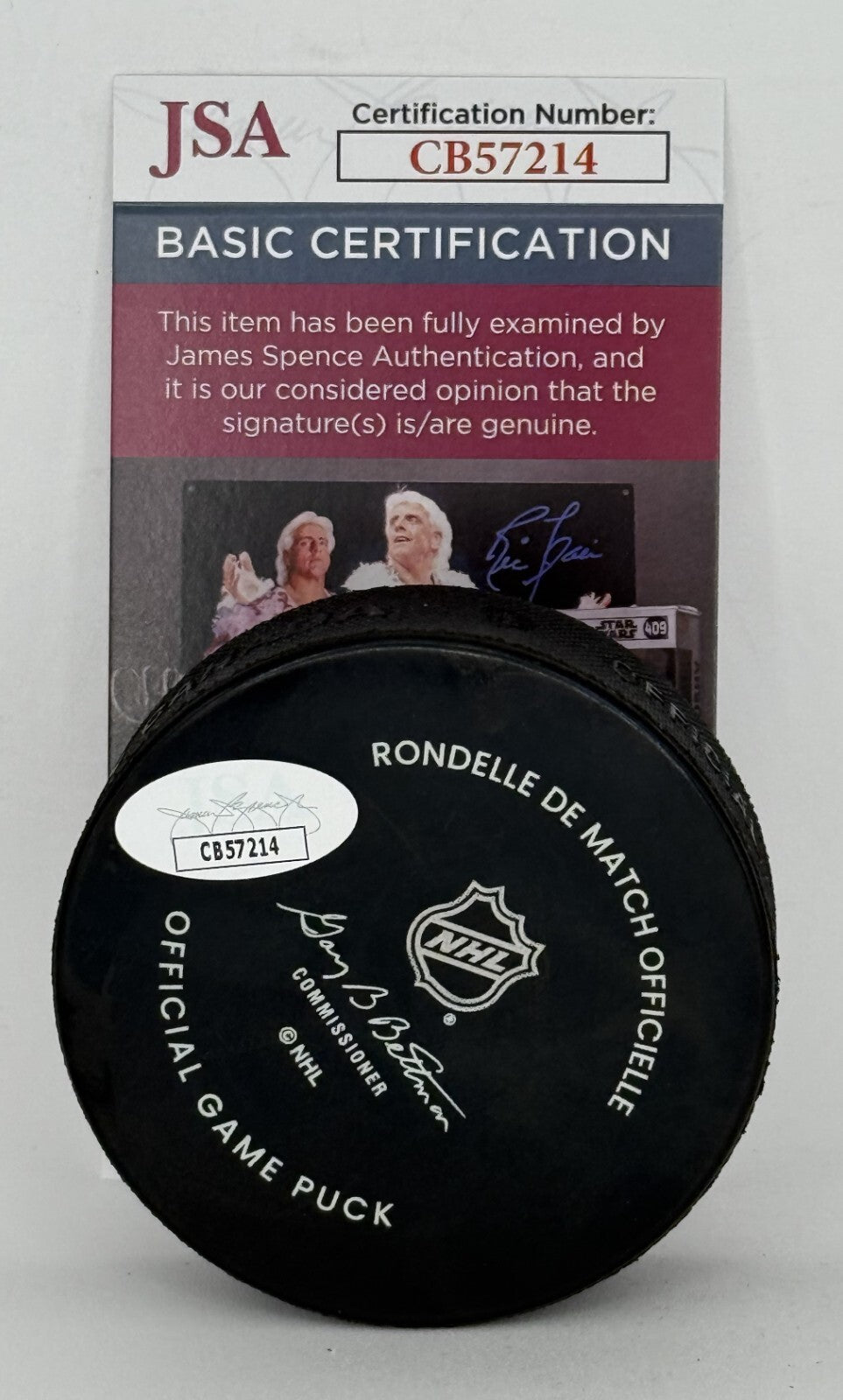 Jonathan Marchessault signed Nashville Predators Game Puck autographed JSA