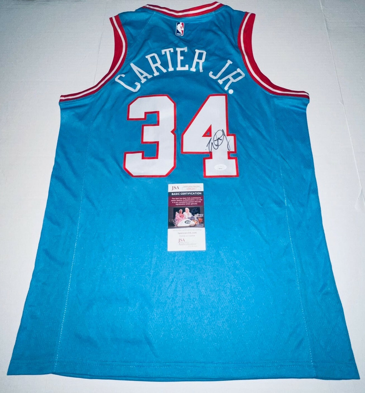 Wendell Carter Jr. Duke signed Chicago Bulls jersey autographed JSA