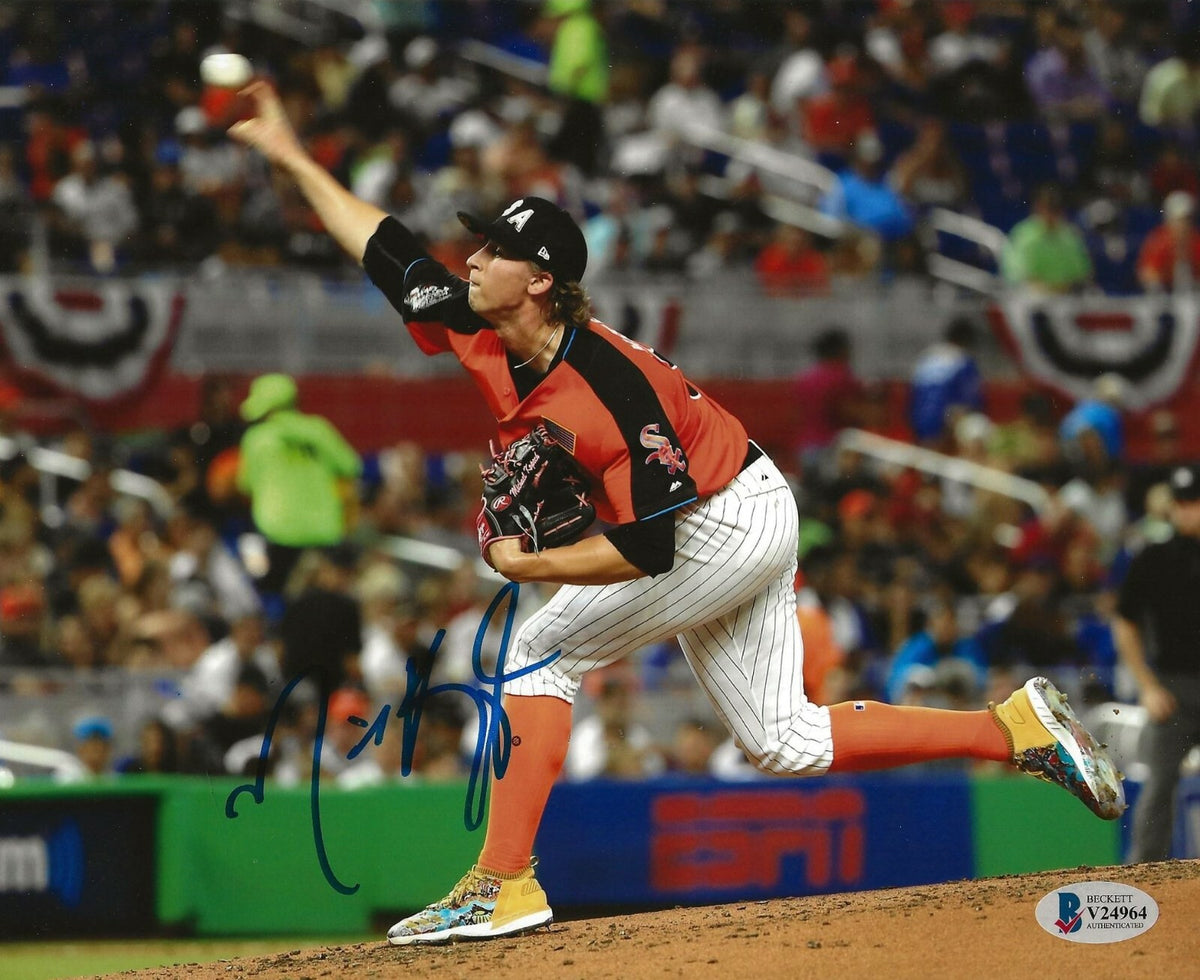 Michael Kopech Chicago White Sox signed Team USA 8x10 photo BAS Beckett