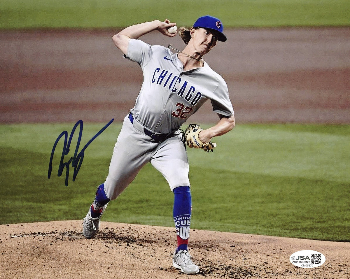 Ben Brown signed Chicago Cubs 8x10 photo autographed JSA COA