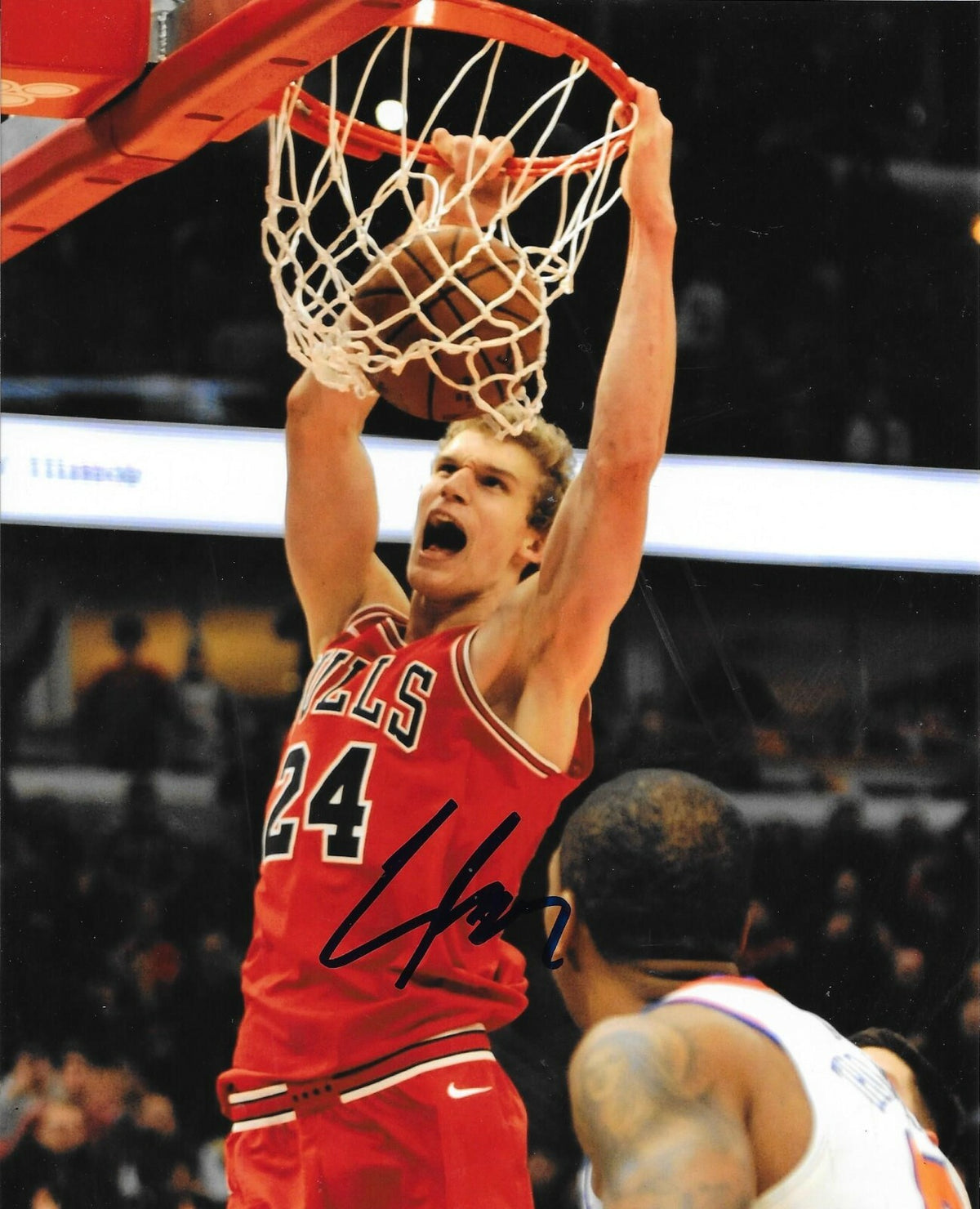 Lauri Markkanen Arizona signed Chicago Bulls 8x10 photo autographed 6