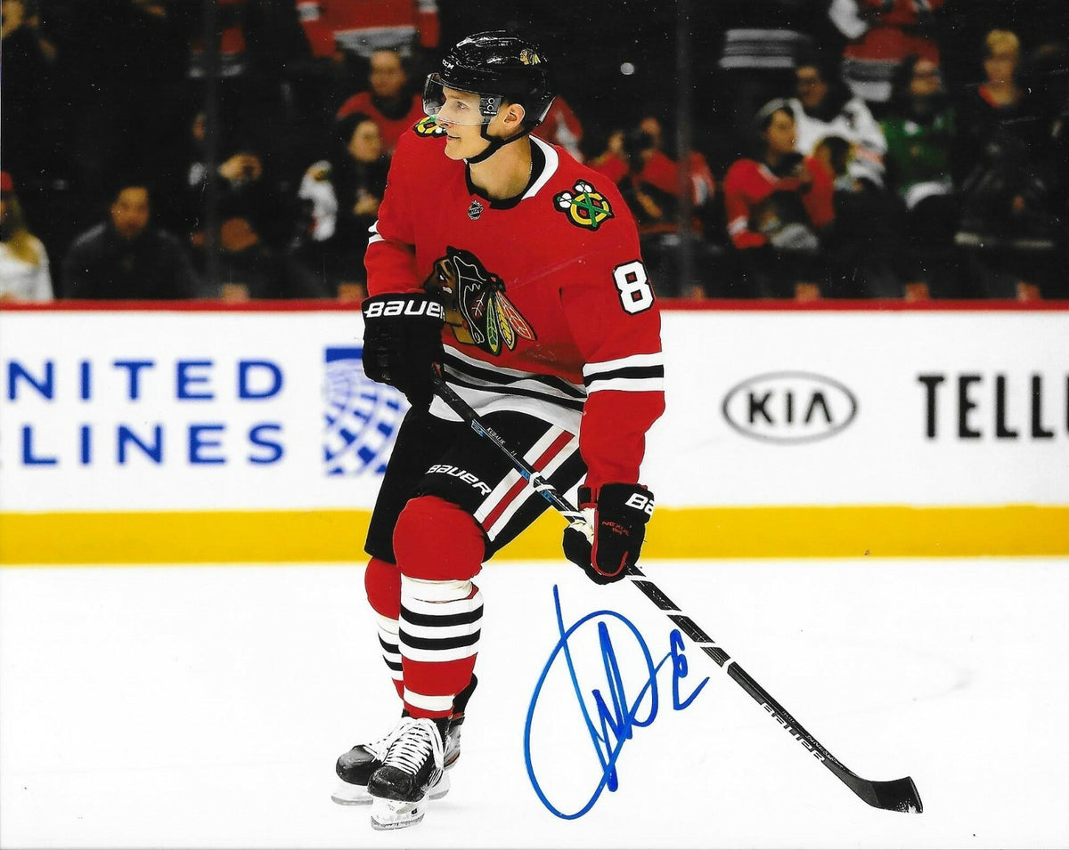 Dominik Kubalik signed Chicago Blackhawks 8x10 photo autographed Hawks 3 