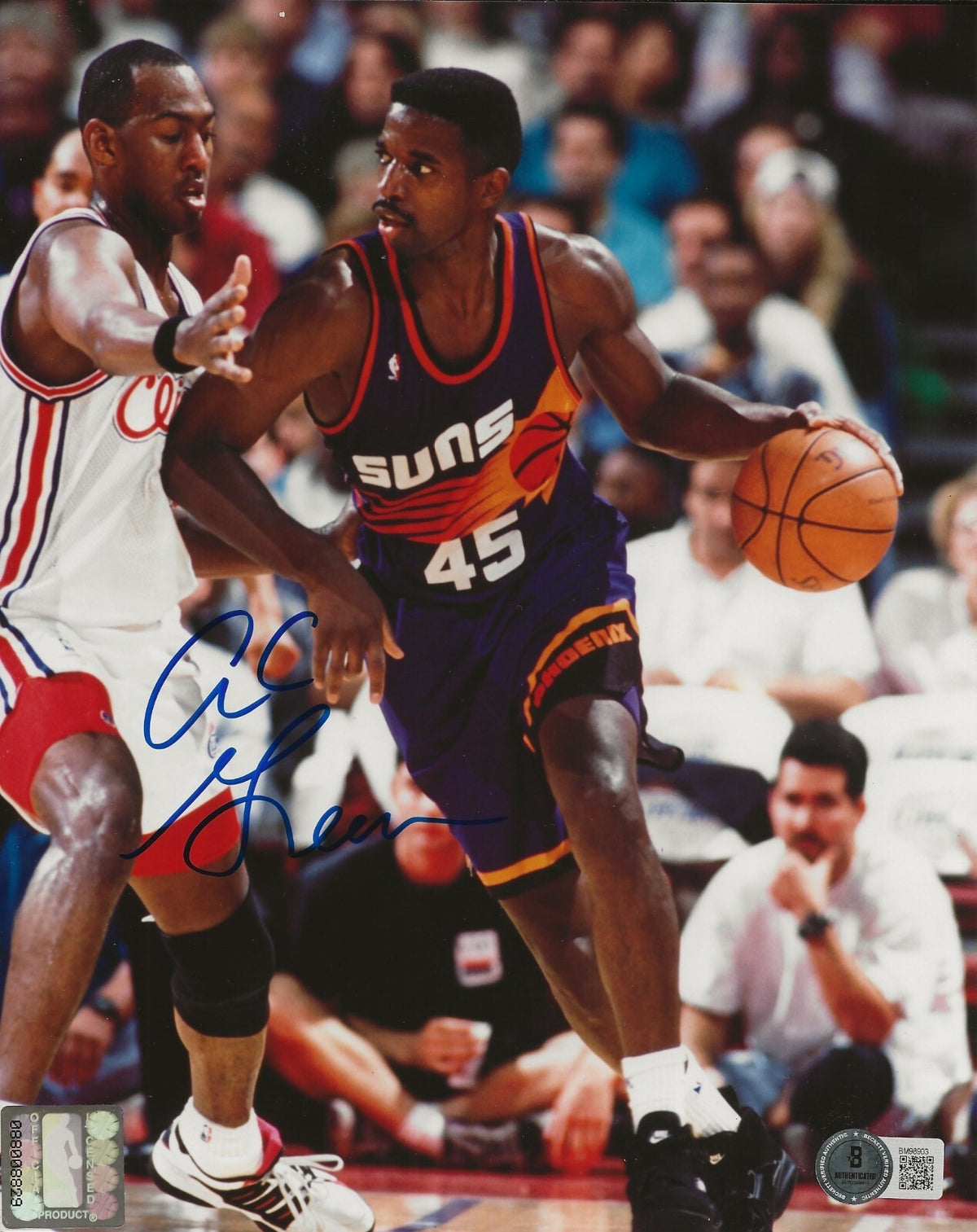 A.C. Green signed Phoenix Suns 8x10 photo autographed Beckett COA
