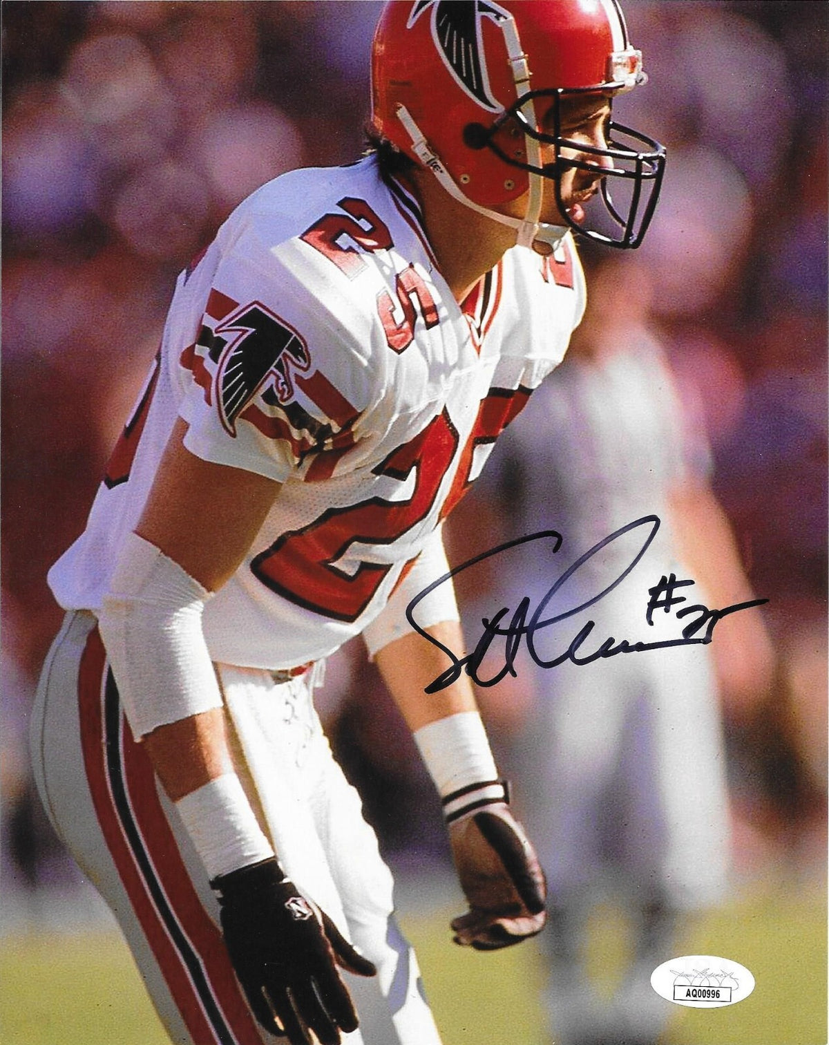 Scott Case signed Atlanta Falcons 8x10 photo autographed #2 JSA