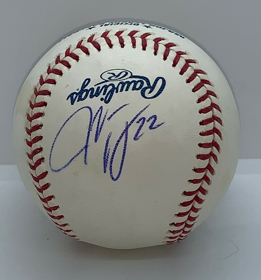 2015 MLB All Star Multi signed MLB baseball Jason Kipnis, Adrian Gonzalez, Davis
