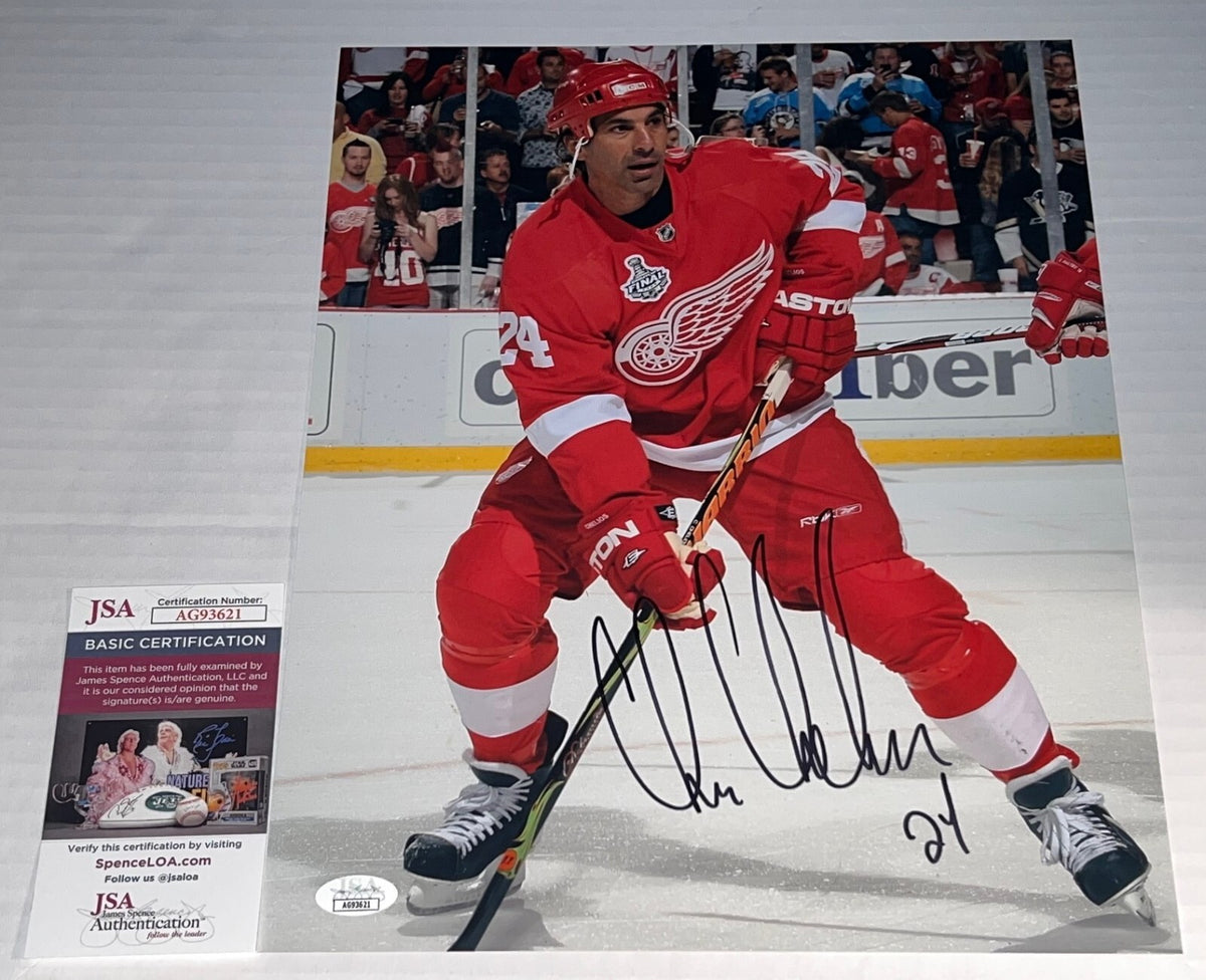Chris Chelios signed Detroit Red Wings 11x14 photo autographed JSA