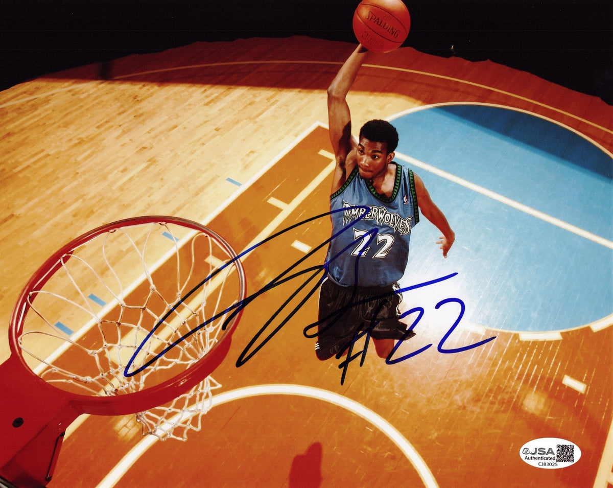 Corey Brewer signed Minnesota Timberwolves 8x10 photo autographed #3 JSA