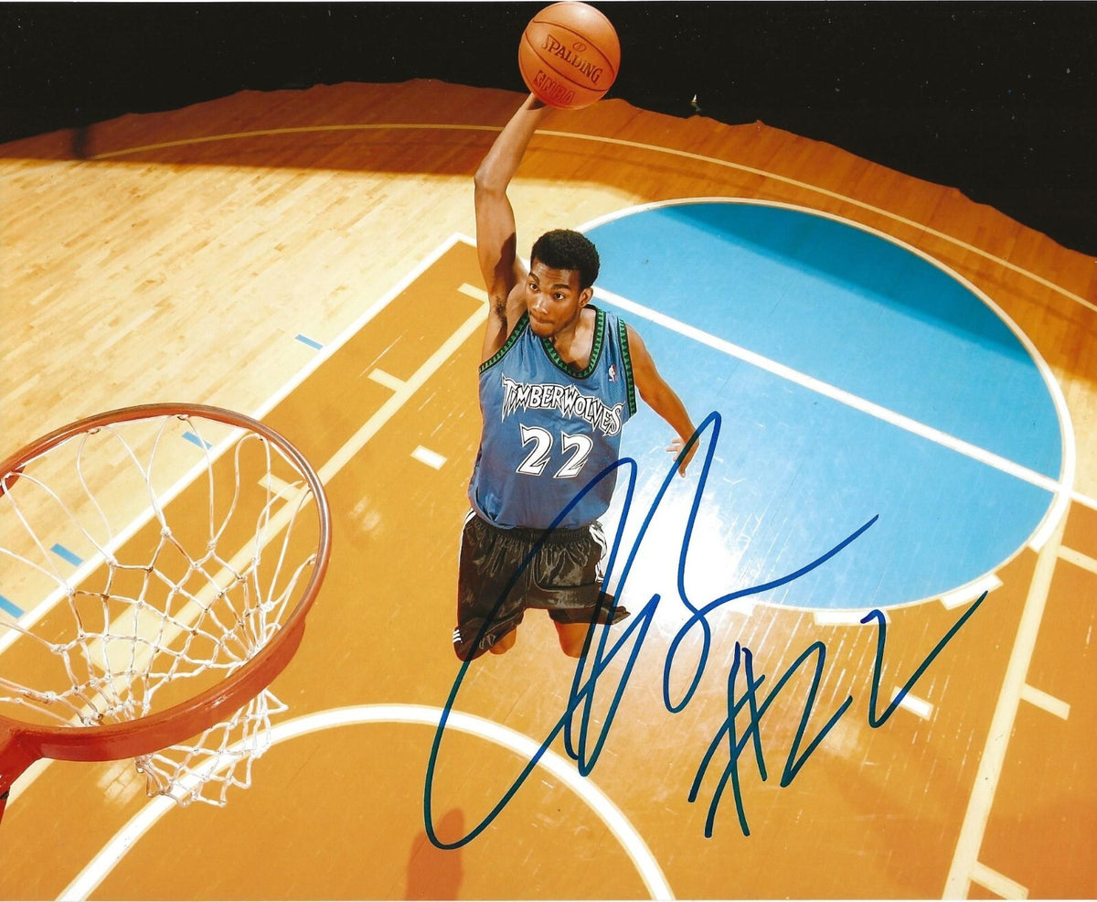 Corey Brewer signed Minnesota Timberwolves 8x10 photo autographed 5