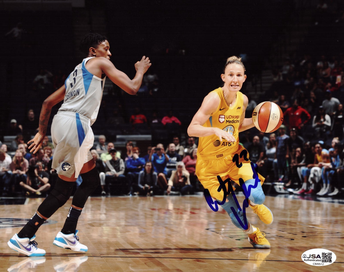 Courtney Vandersloot signed Chicago Sky 8x10 photo autographed JSA