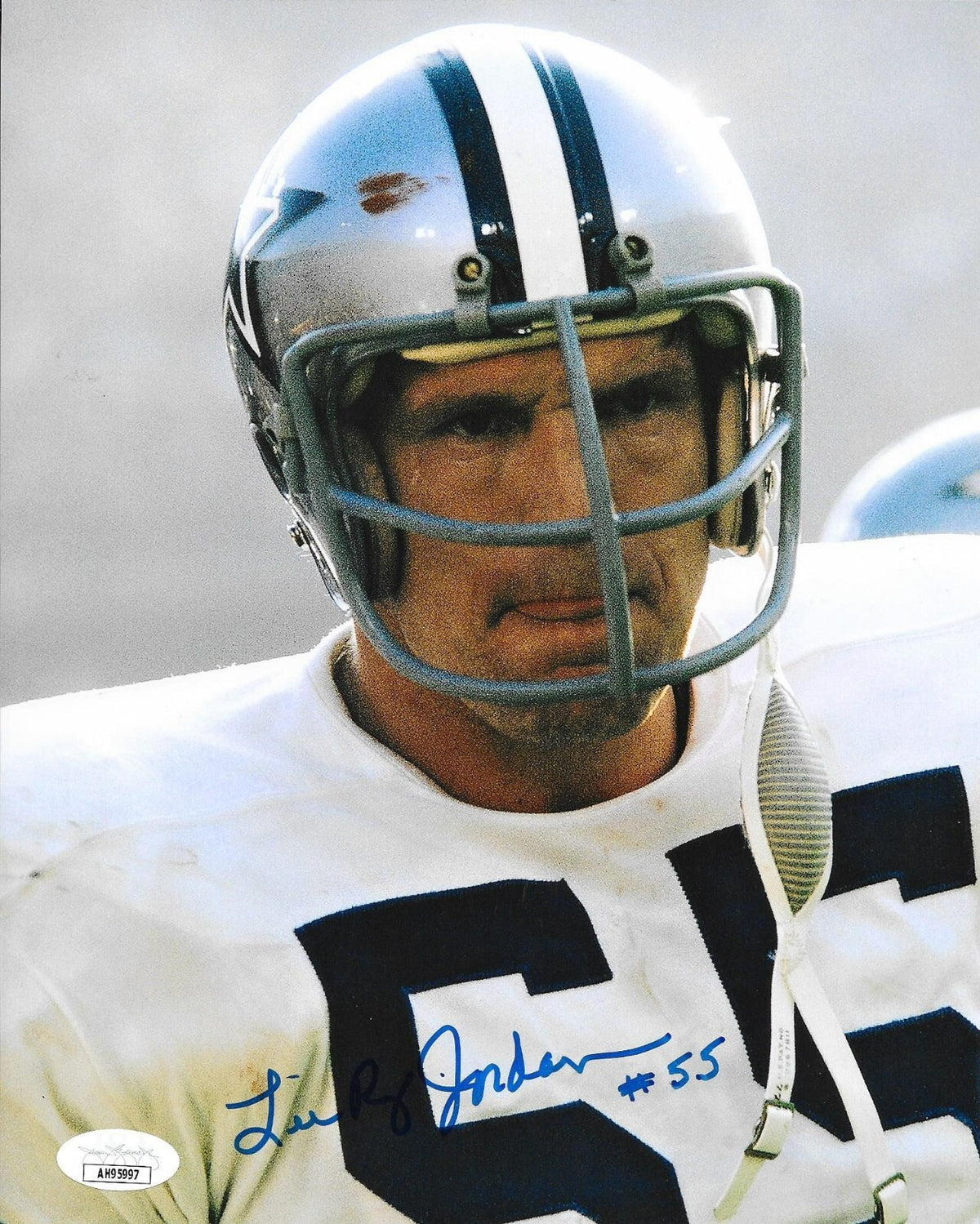 Lee Roy Jordan signed Dallas Cowboys 8x10 photo autographed 2 JSA