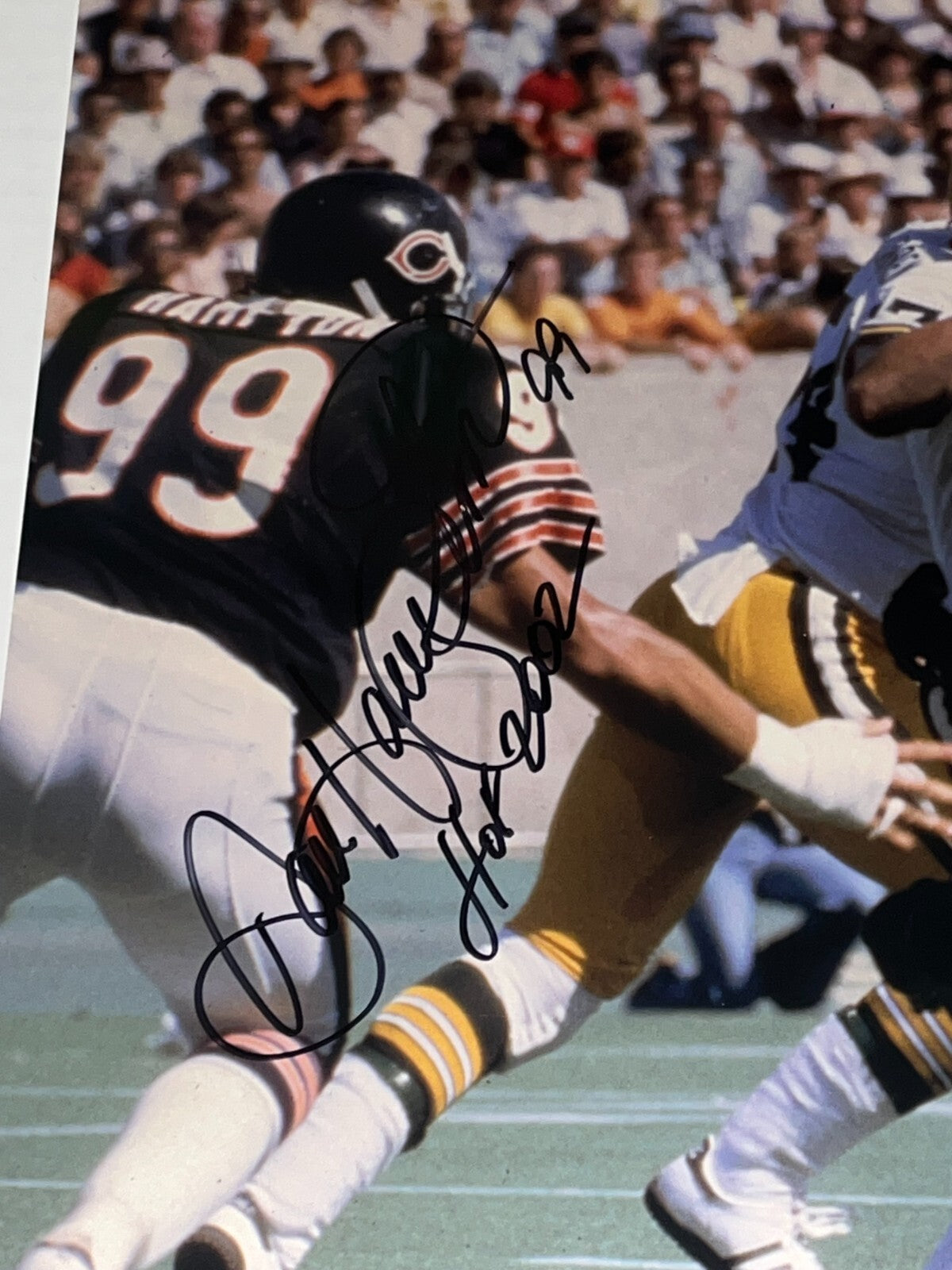 Dan Hampton & Mike Hartenstine signed Bears 16x20 photo autographed Beckett COA