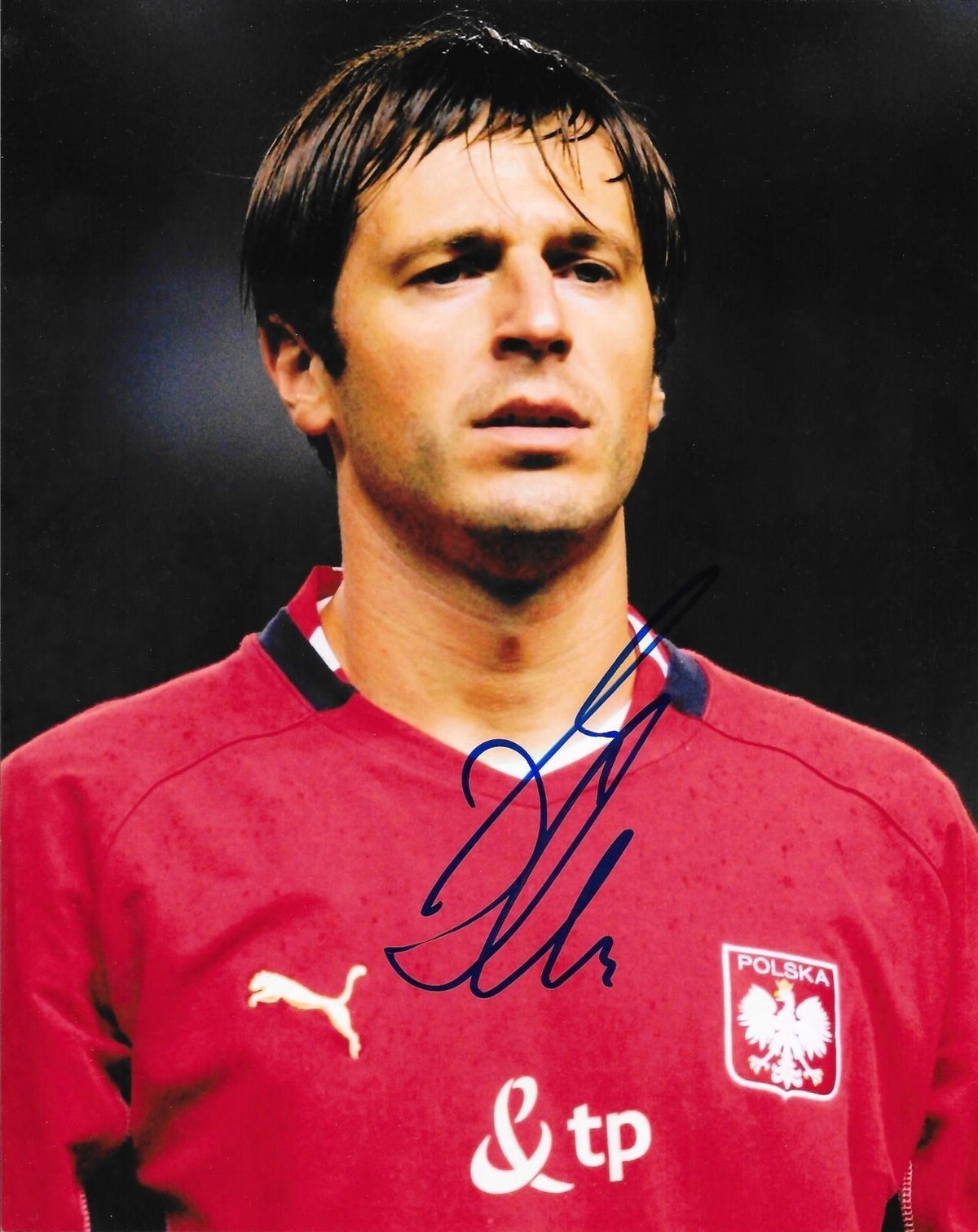 Maciej Zurawski Wisla Krakow Celtic signed Poland 8x10 photo autographed #2