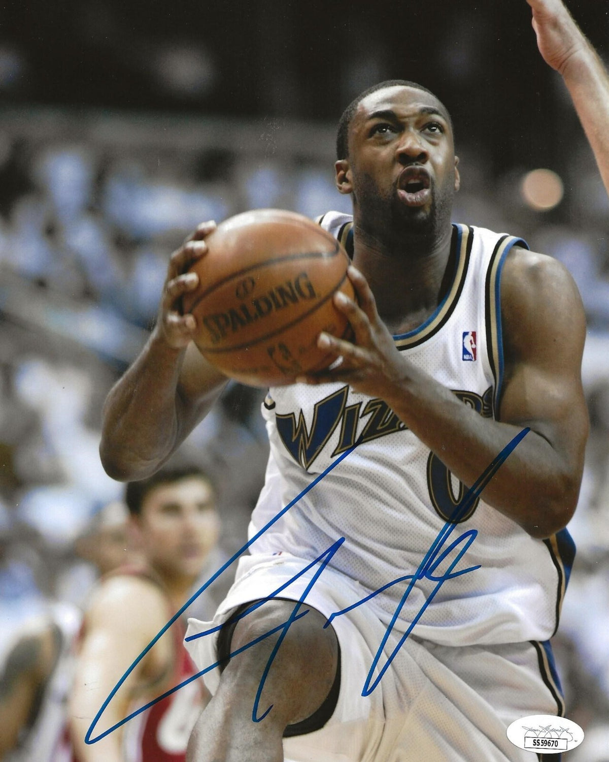 Gilbert Arenas signed Washington Wizards 8x10 photo autographed 6 JSA