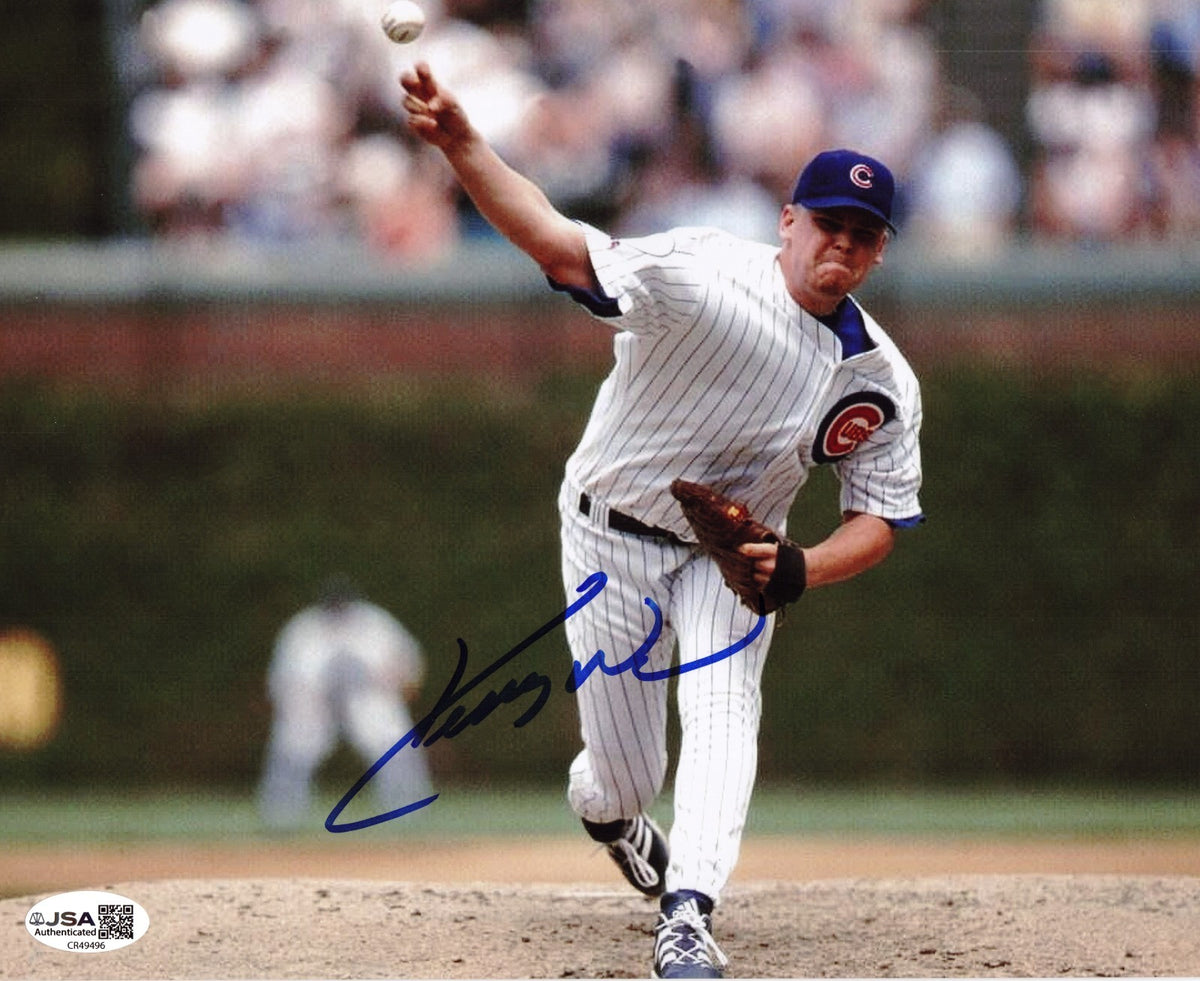 Kerry Wood signed Chicago Cubs 8x10 photo autographed #3 JSA
