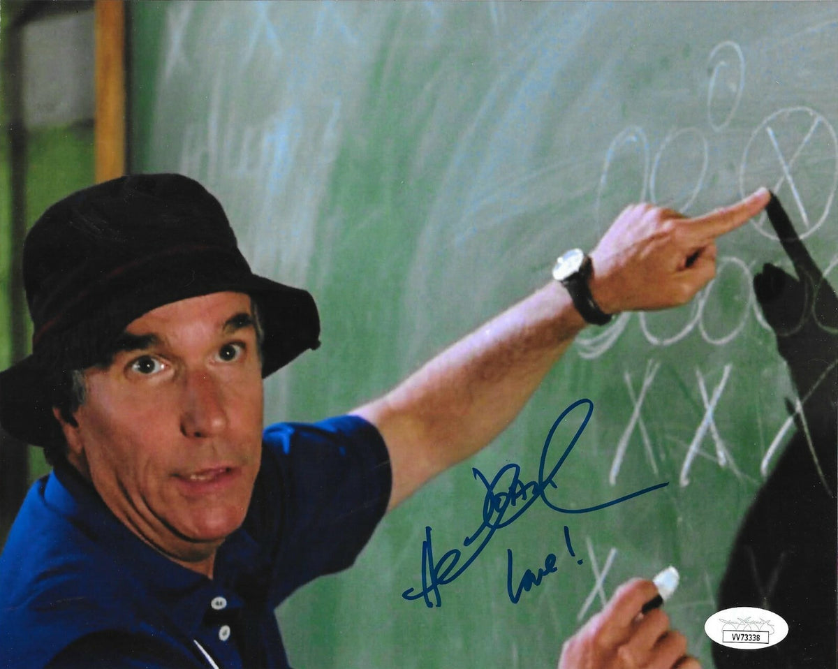 Henry Winkler signed The Waterboy 8x10 photo autographed 2 JSA Certified