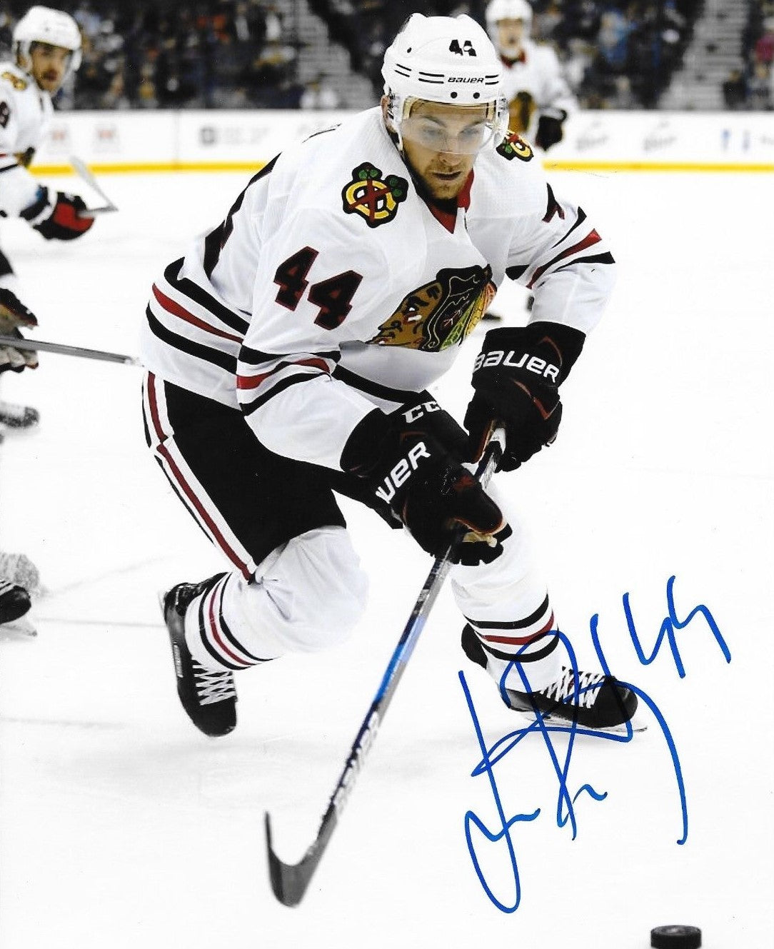 Jan Rutta signed Chicago Blackhawks 8x10 photo autographed Hawks 