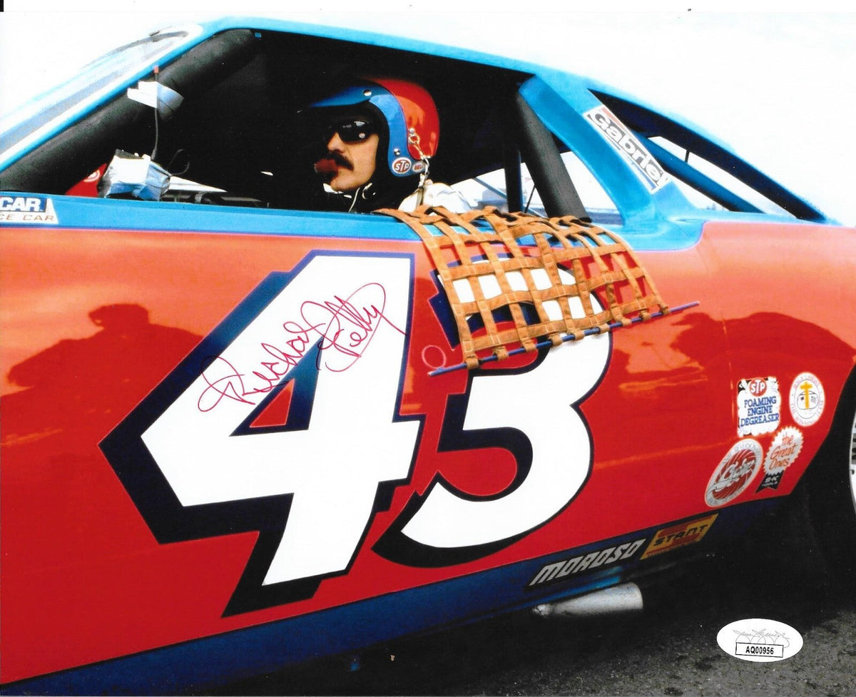 Richard Petty Daytona 500 signed Nascar 8x10 photo autographed The King #6C JSA