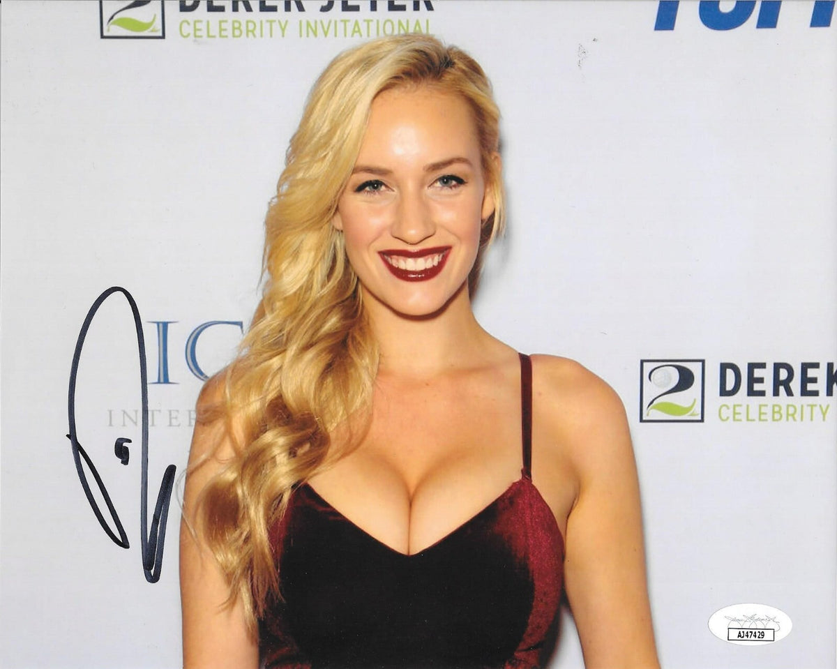 Paige Spiranac LPGA Golf signed Hot 8x10 photo autographed #9 JSA Certified