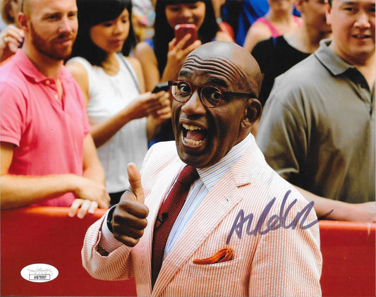 Al Roker Weatherman signed Today Show 8x10 photo autographed #3 JSA
