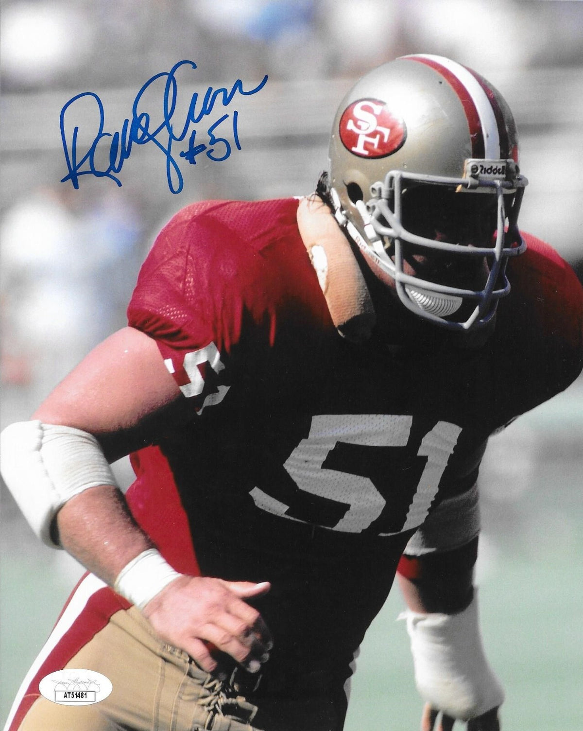 Randy Cross signed San Francisco 49ers 8x10 photo autographed #5 JSA