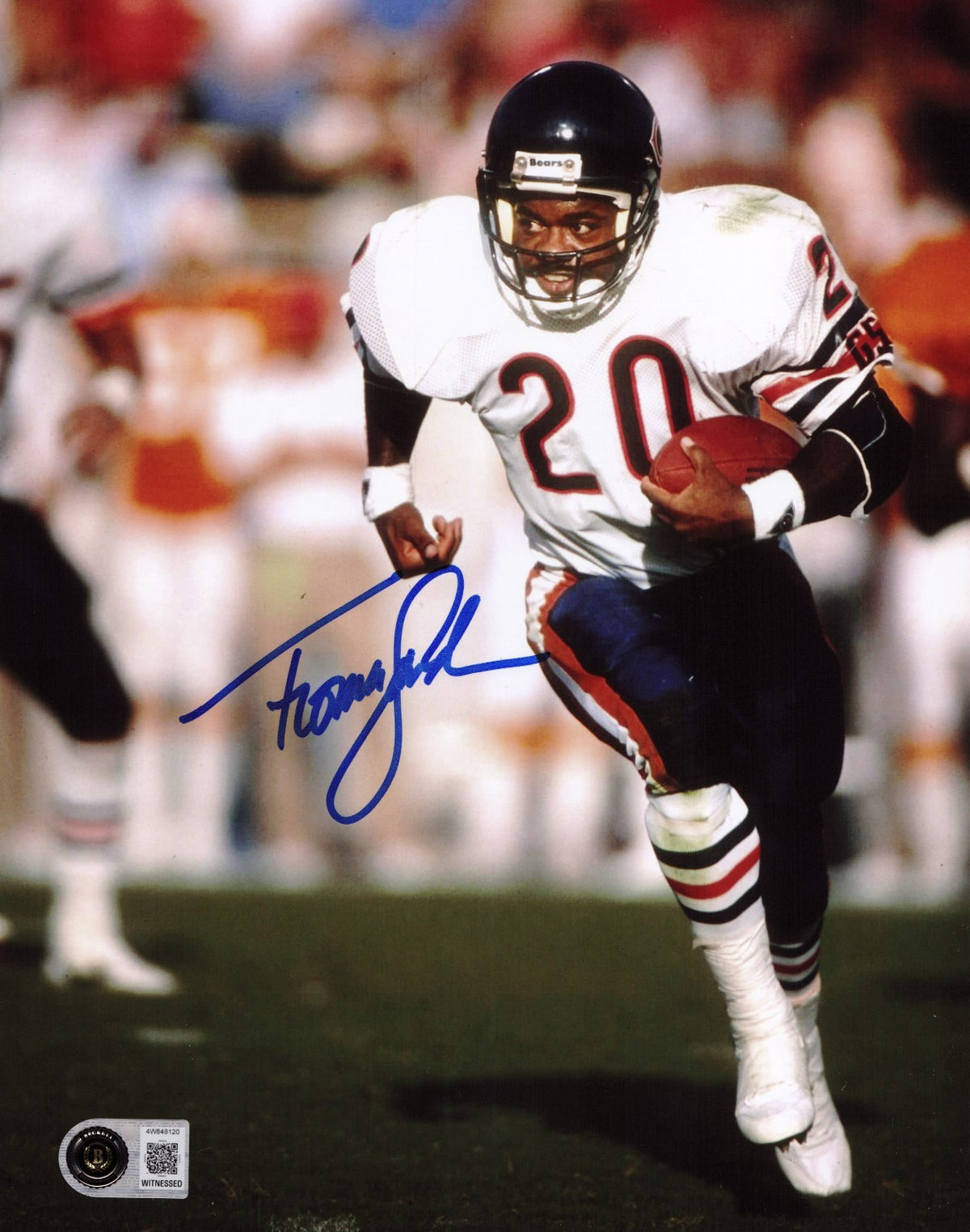 Thomas Sanders signed Chicago Bears 8x10 photo autographed #1 Beckett Witnessed