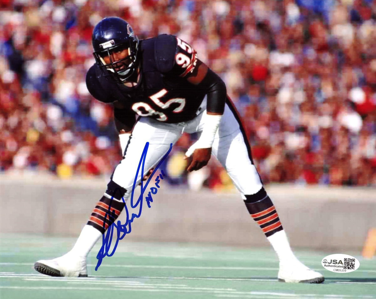 Richard Dent signed Chicago Bears 8x10 photo autographed W/ HOF Inscrip #2 JSA