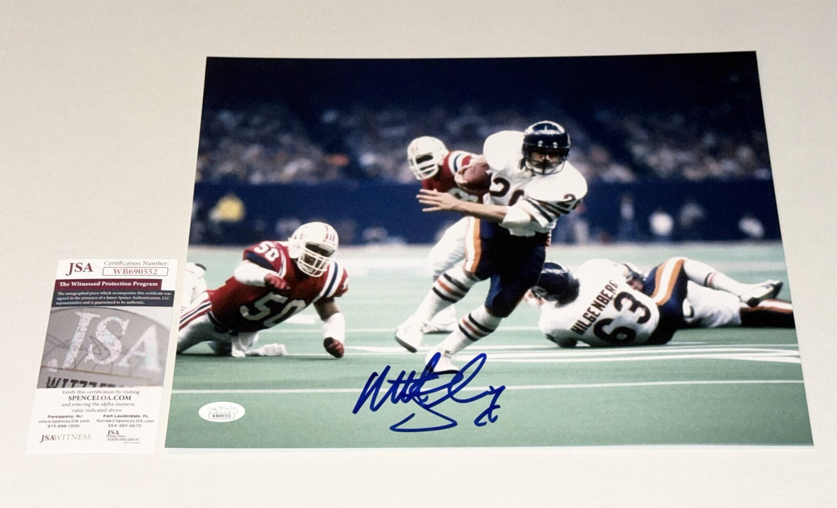 Matt Suhey signed Chicago Bears Super Bowl 11x14 photo #1 JSA Witnessed