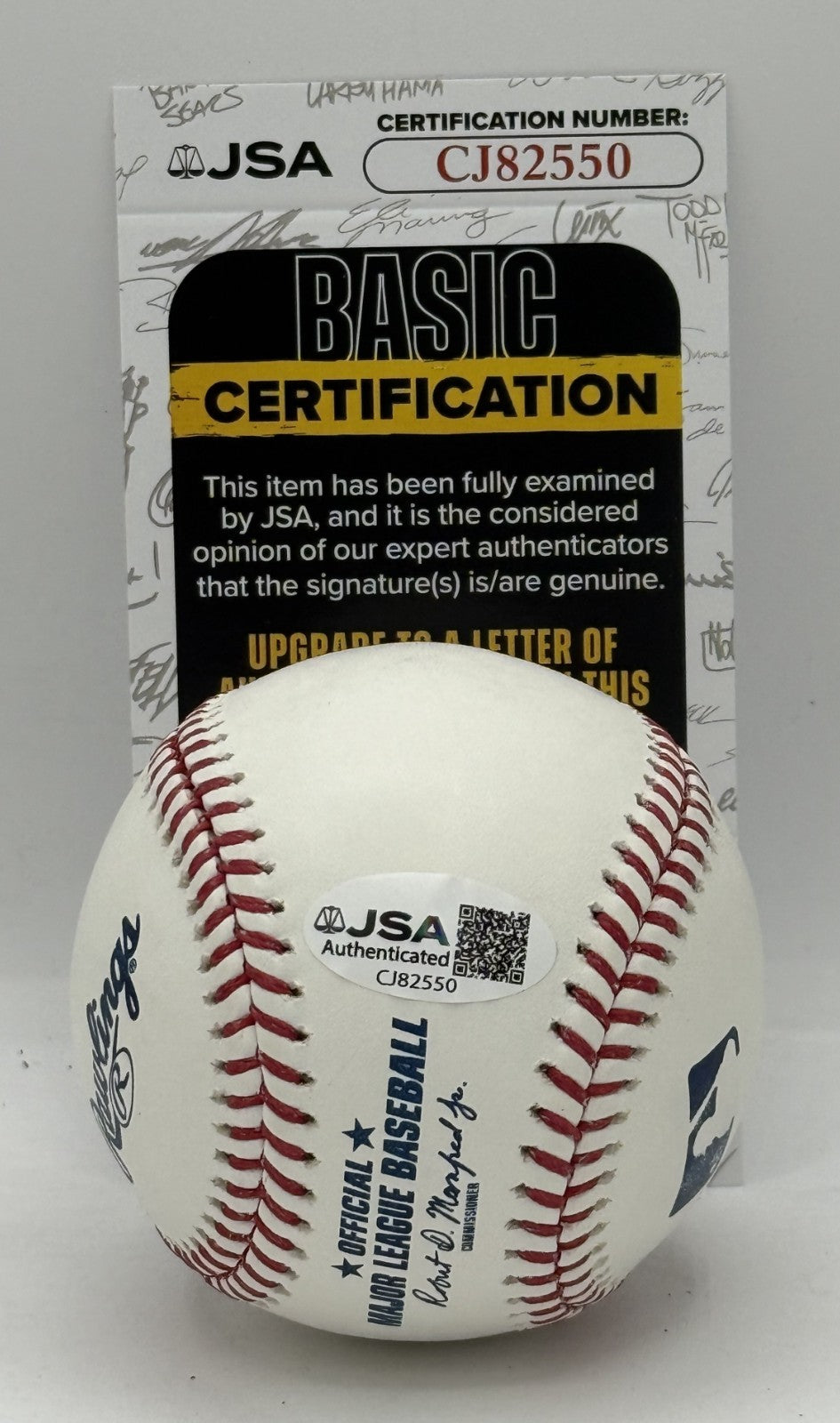 Yoan Moncada signed Official MLB Baseball Ball autographed JSA