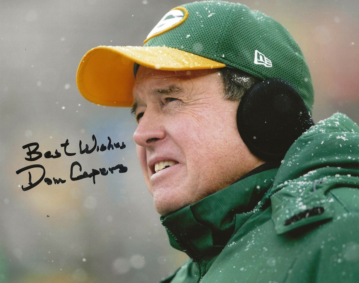 Dom Capers signed Green Bay Packers 8x10 photo autographed