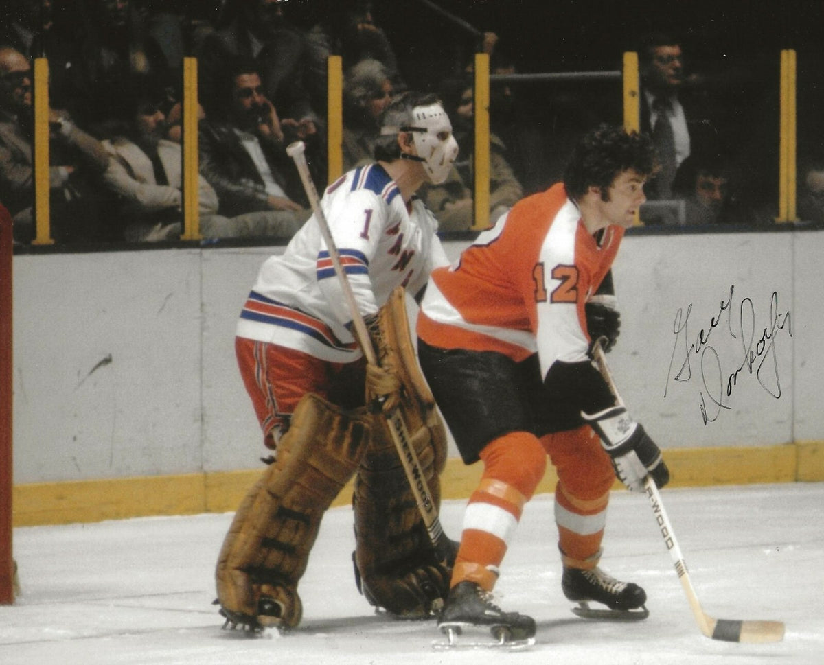 Gary Dornhoefer signed Philadelphia Flyers 8x10 photo autographed 2