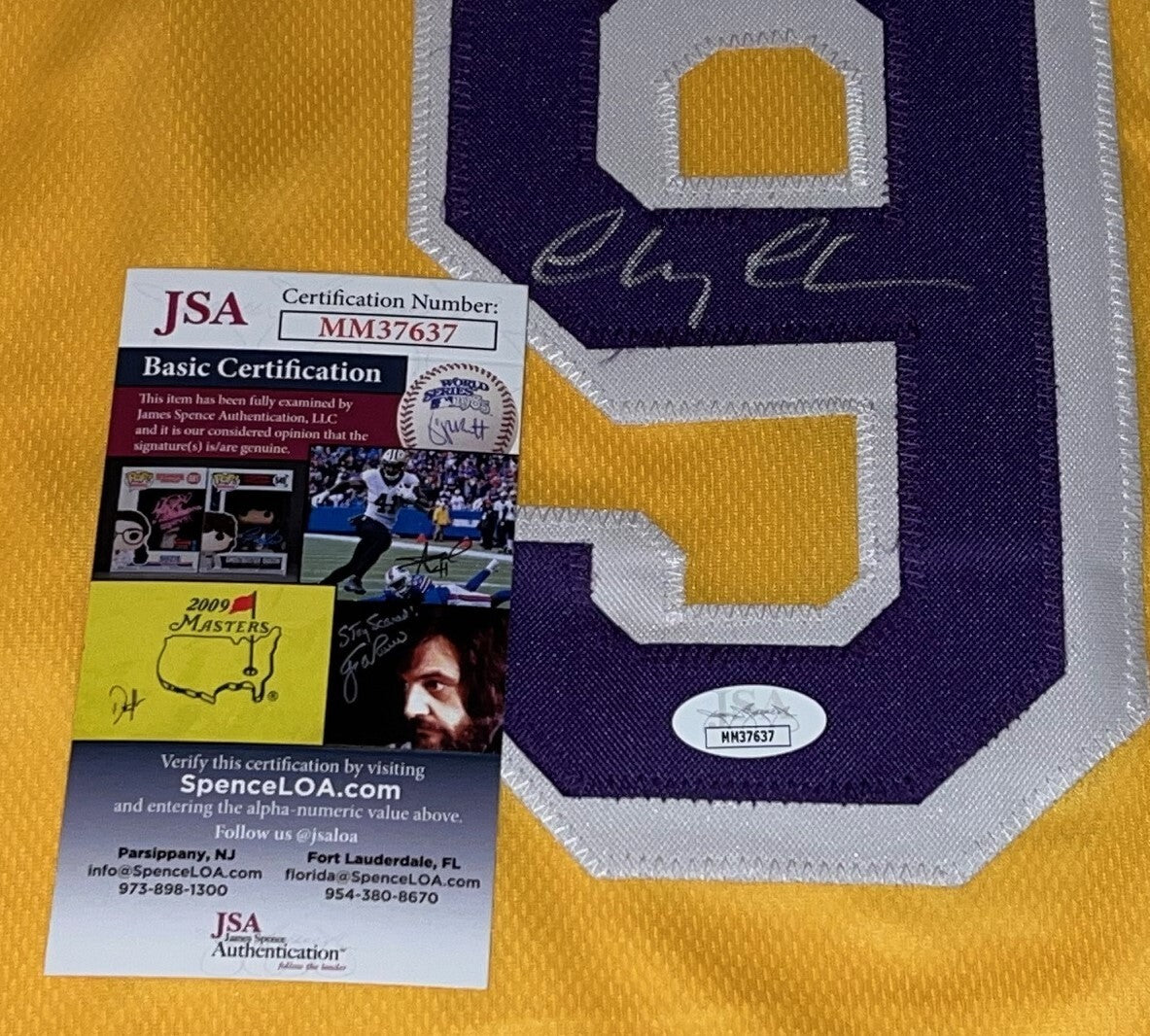 Chevy Chase signed Custom Fletch Basketball Jersey autographed LA Lakers JSA