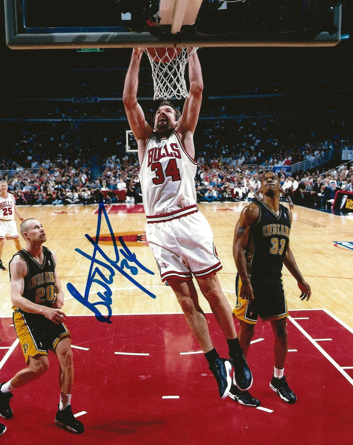 Bill Wennington signed Chicago Bulls 8x10 photo autographed