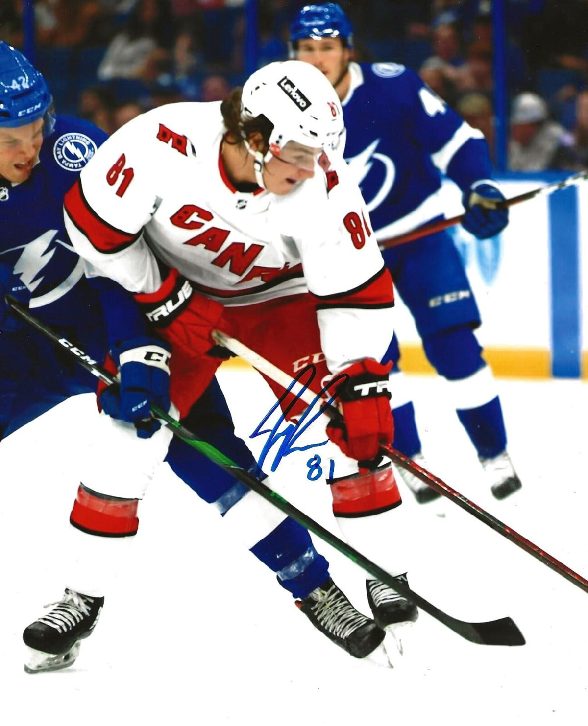 Jamieson Rees signed Carolina Hurricanes 8x10 photo autographed Canes 2