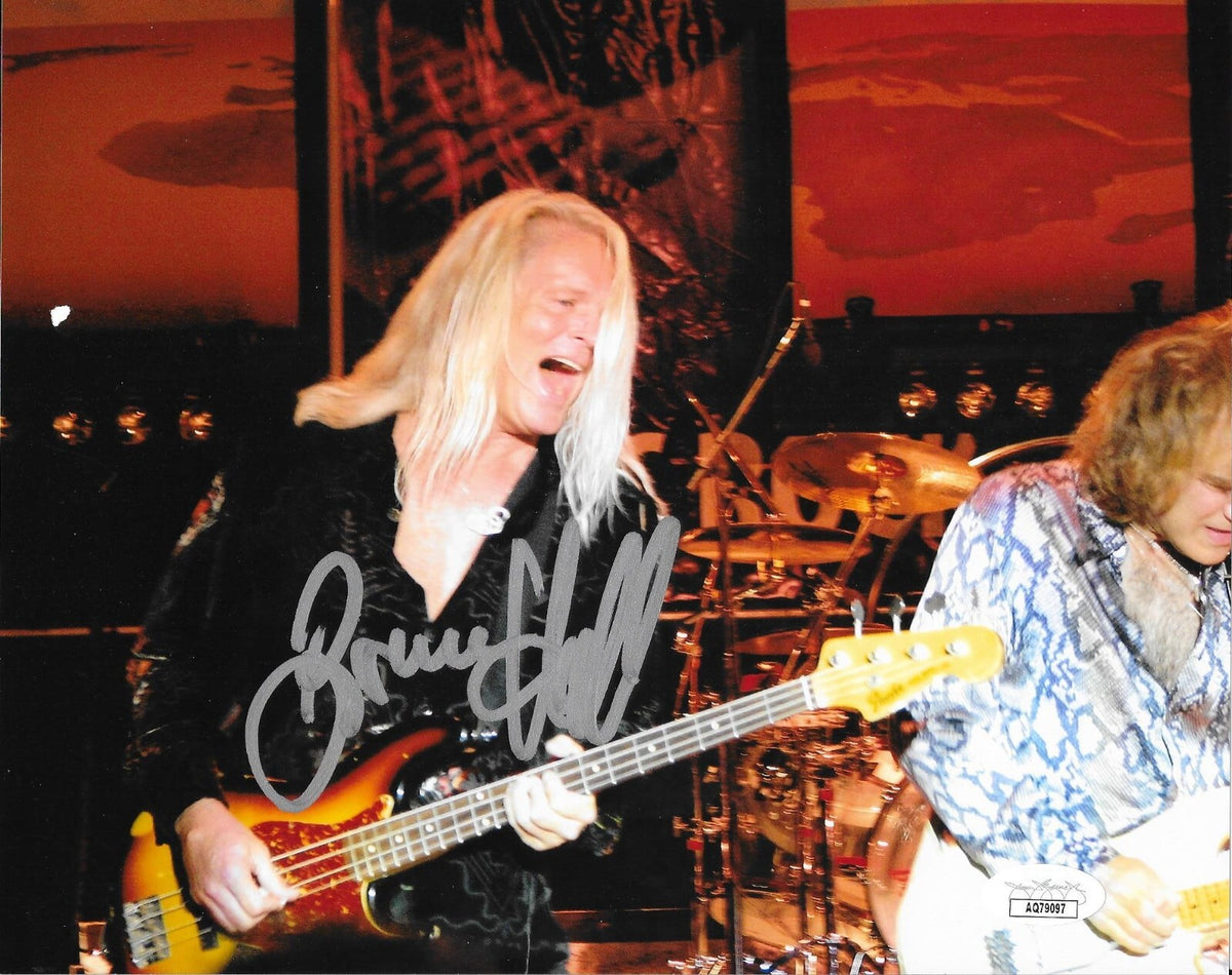 Bruce Hall REO Speedwagon signed 8x10 photo autographed #1 JSA Certified