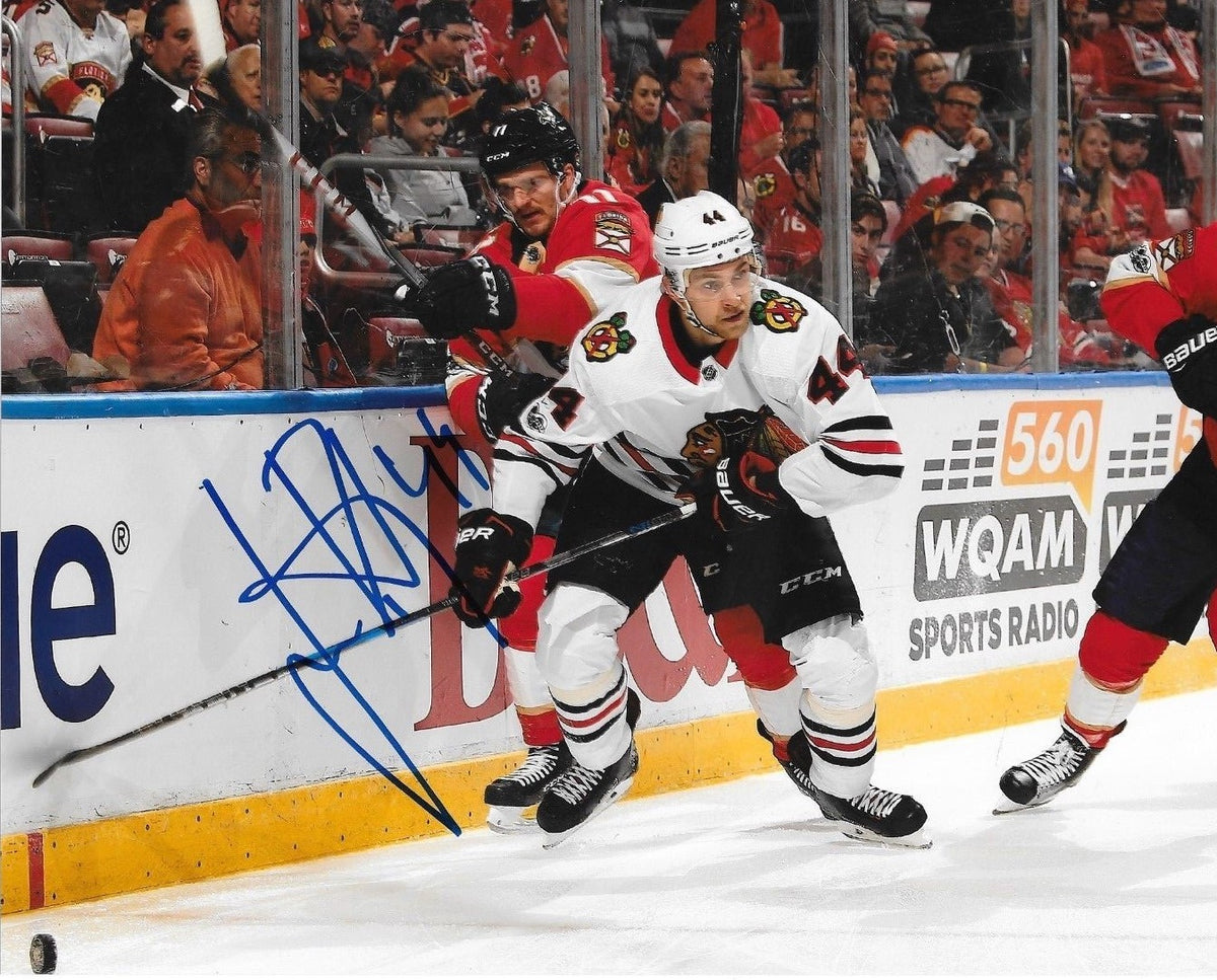 Jan Rutta signed Chicago Blackhawks 8x10 photo autographed Hawks 6