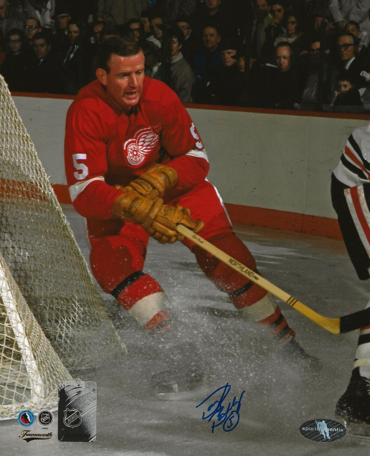 Doug Barkley signed Detroit Red Wings 8x10 photo autographed 