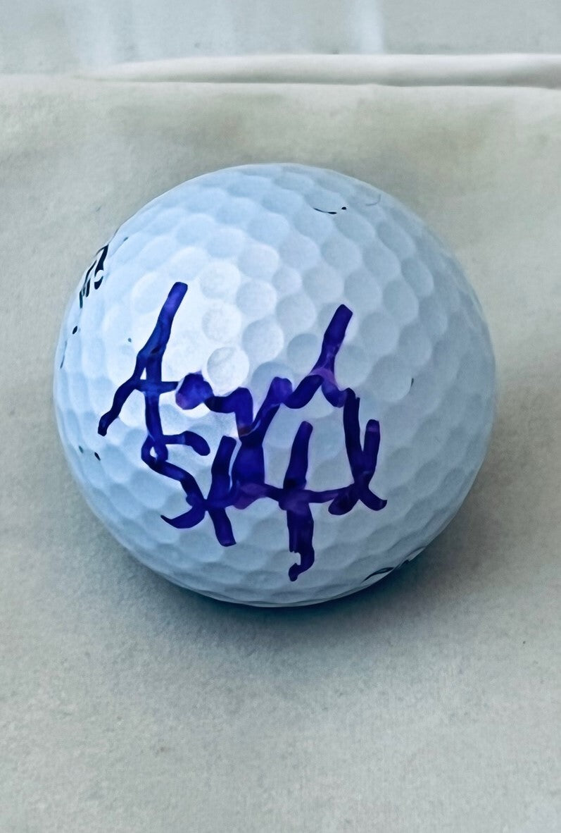 Angela Stanford LPGA signed Pinnacle Golf Ball autographed