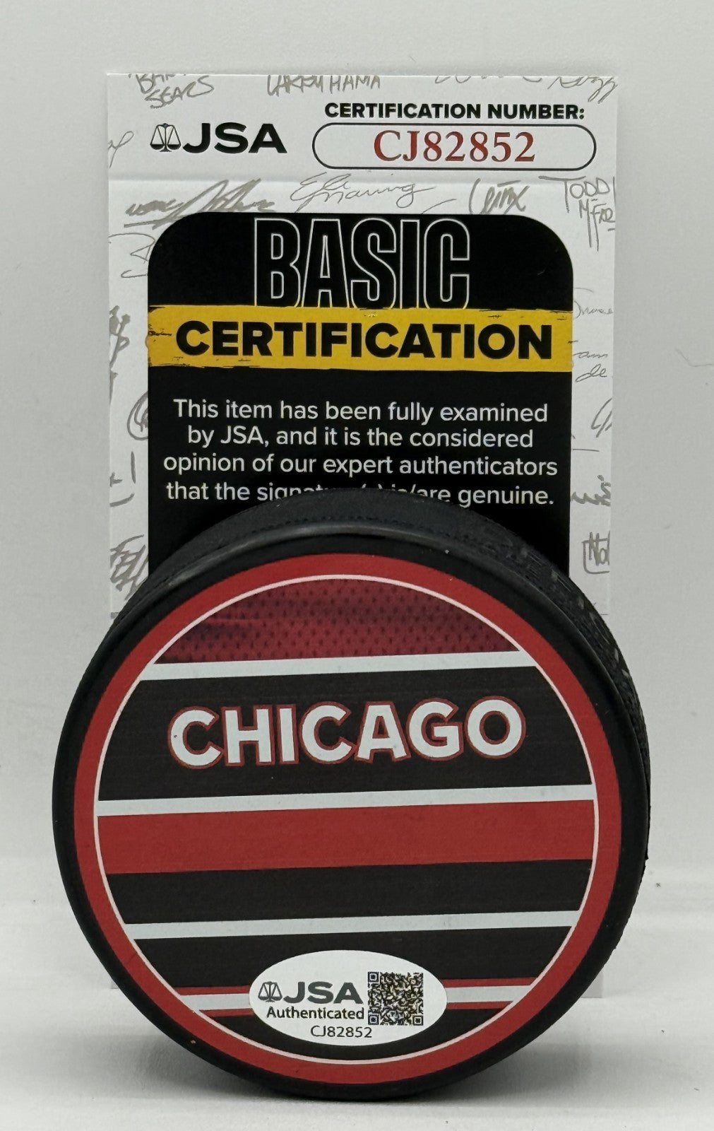 Teuvo Teravainen signed Chicago Blackhawks Reverse Retro Puck autographed JSA