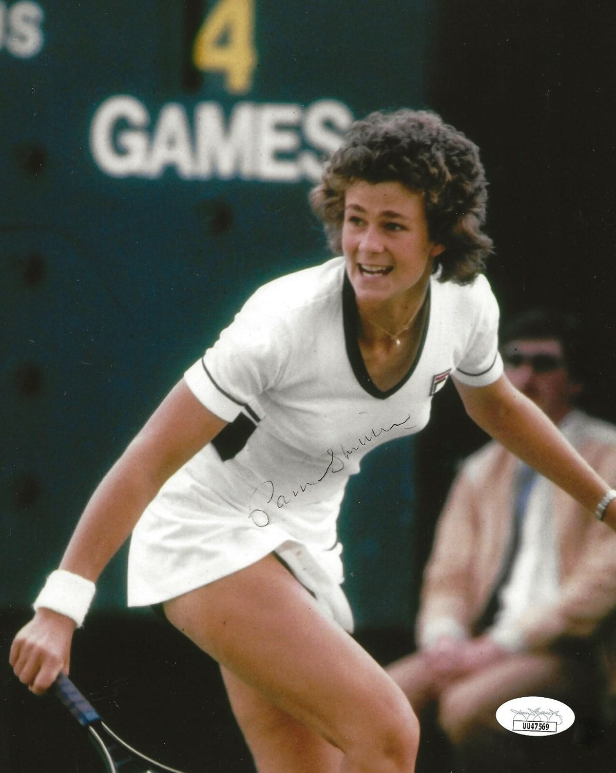 Pam Shriver Grand Slam signed Tennis 8x10 photo autographed JSA